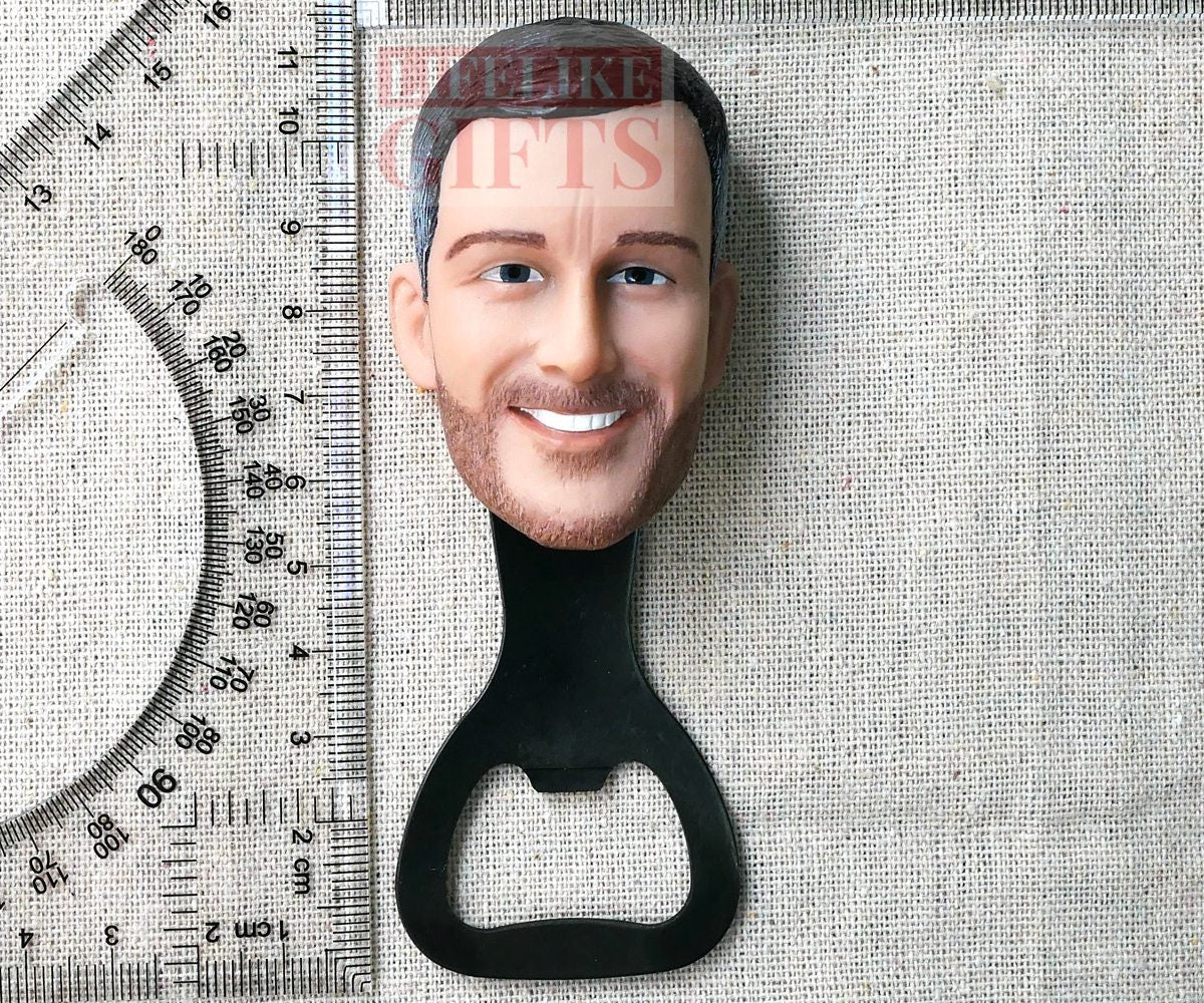Custom Face Fridge Magnet Bottle Opener: Personalized Gifts for any holiday