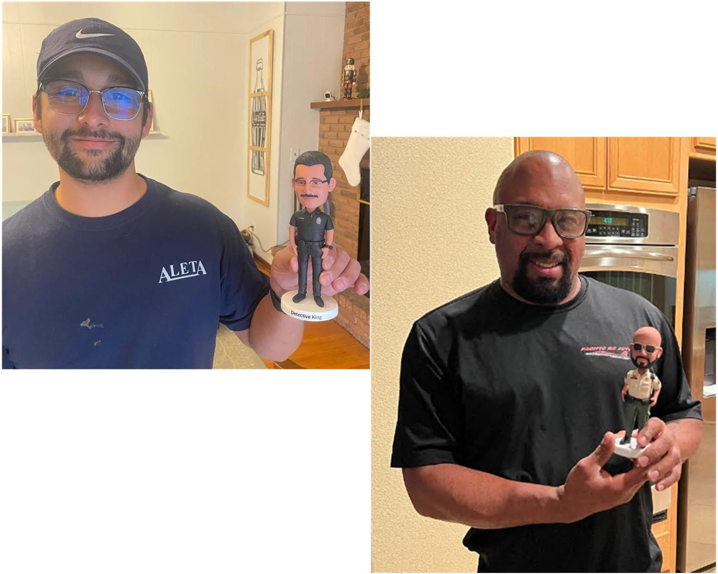 Custom Policeman Bobblehead: Personalized Police Officer Retirement Gift