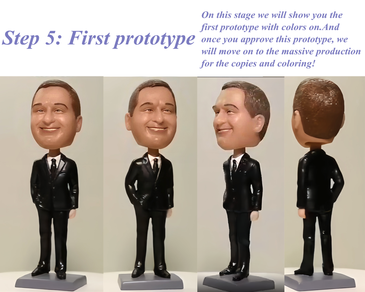 Custom bobblehead, personalized figurine bobble head gifts