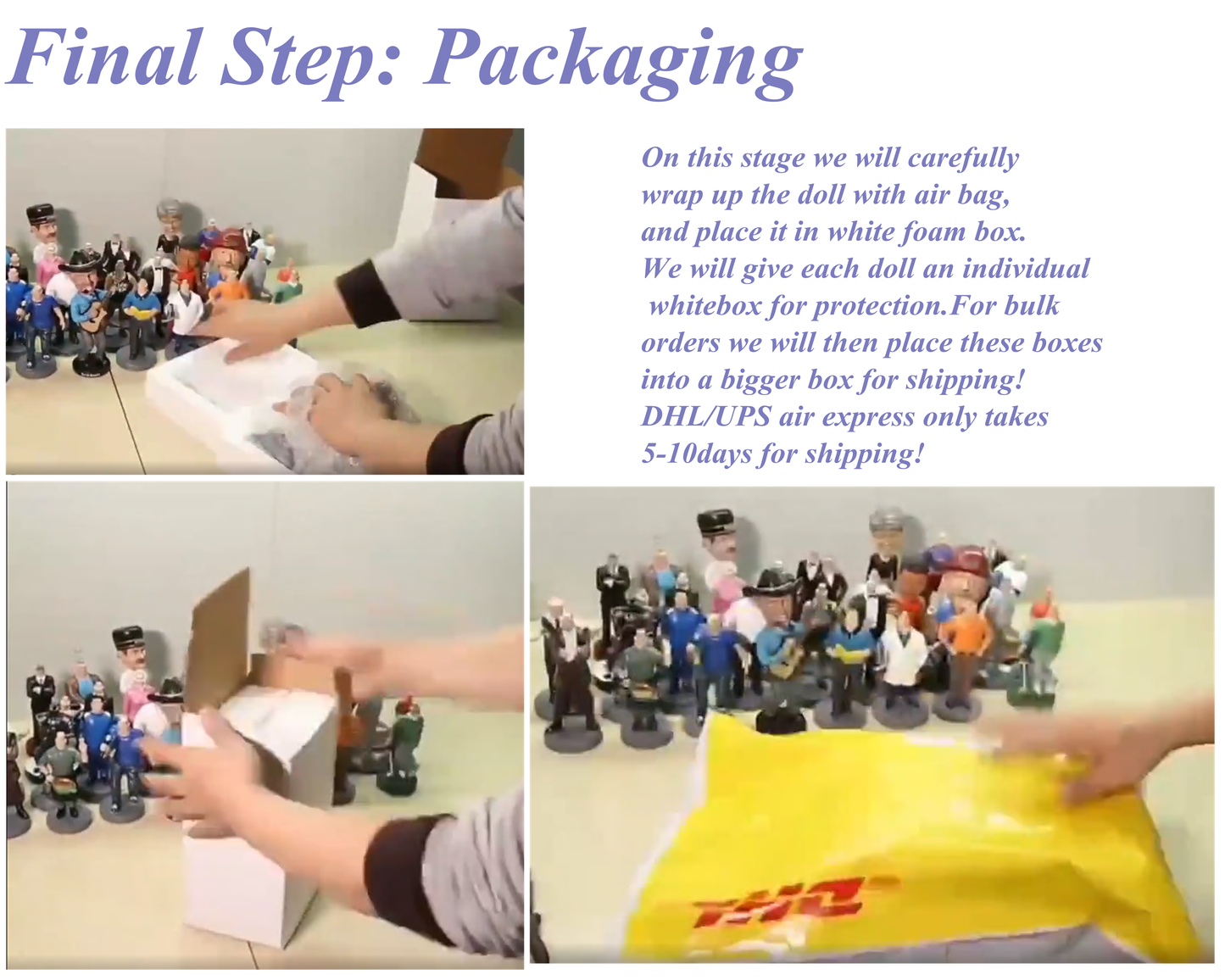 Custom bobblehead, personalized figurine bobble head gifts