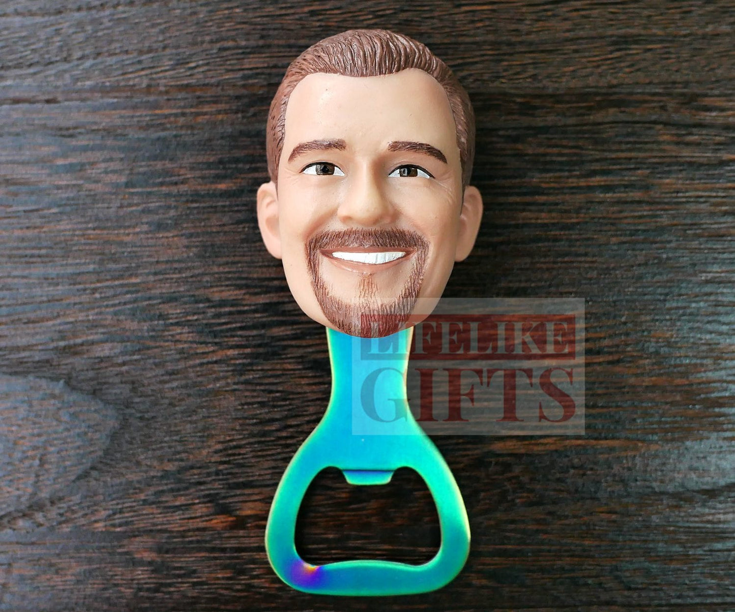 Custom Face Magnet Bottle Opener: Personalized Boss Gift