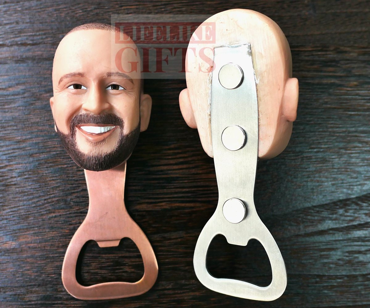 Custom Face Bottle Opener: Personalized Christmas Gift