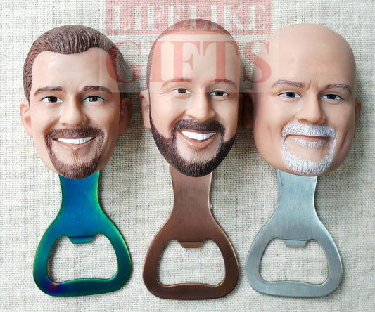 Custom Face Bottle Opener: Personalized Christmas Gift