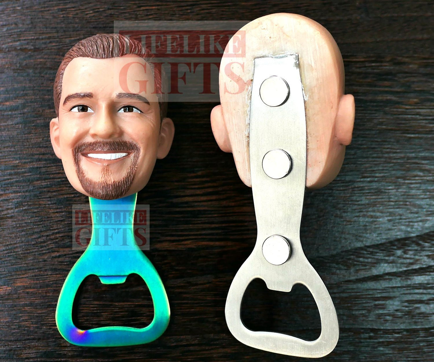 Custom Face Fridge Magnet Bottle Opener: Personalized Gifts for any holiday