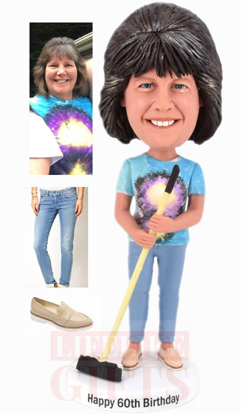 Custom Bobblehead for Mother, Personalized Birthday Gift for Mom