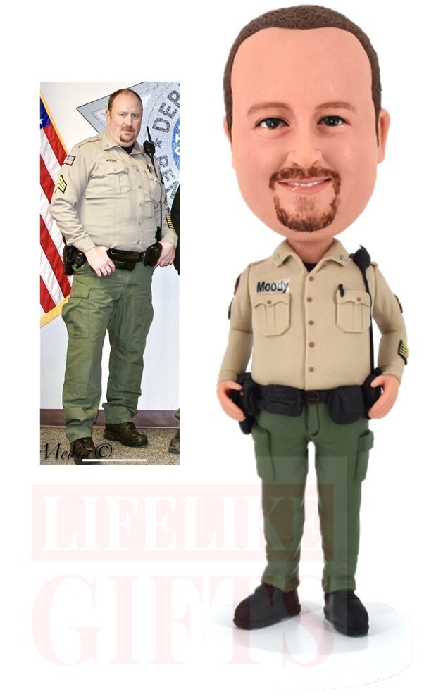 Custom Bobbleheads Police officer, personalized gifts for police, retirement gifts for policeman/sherrif, birthday gift for husband