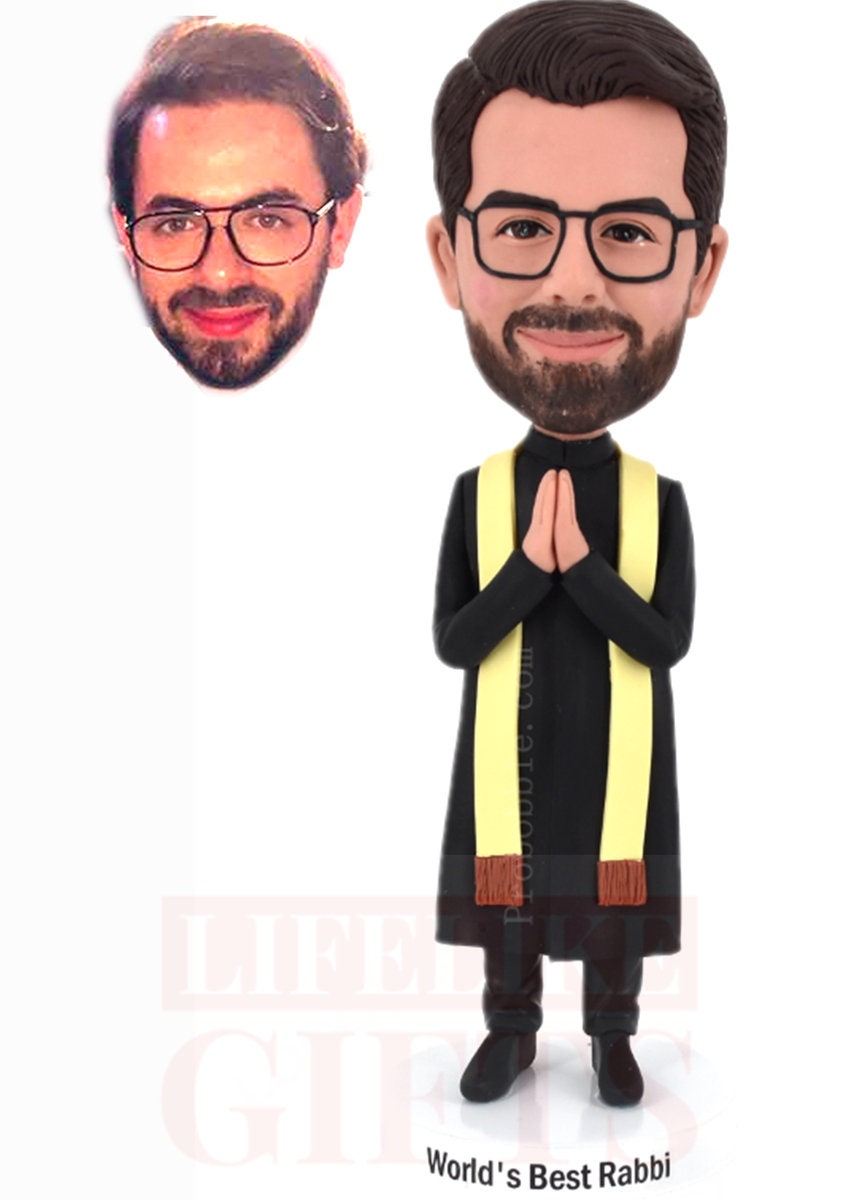 Custom pastor Bobblehead, Unique Handmade Gift godfather