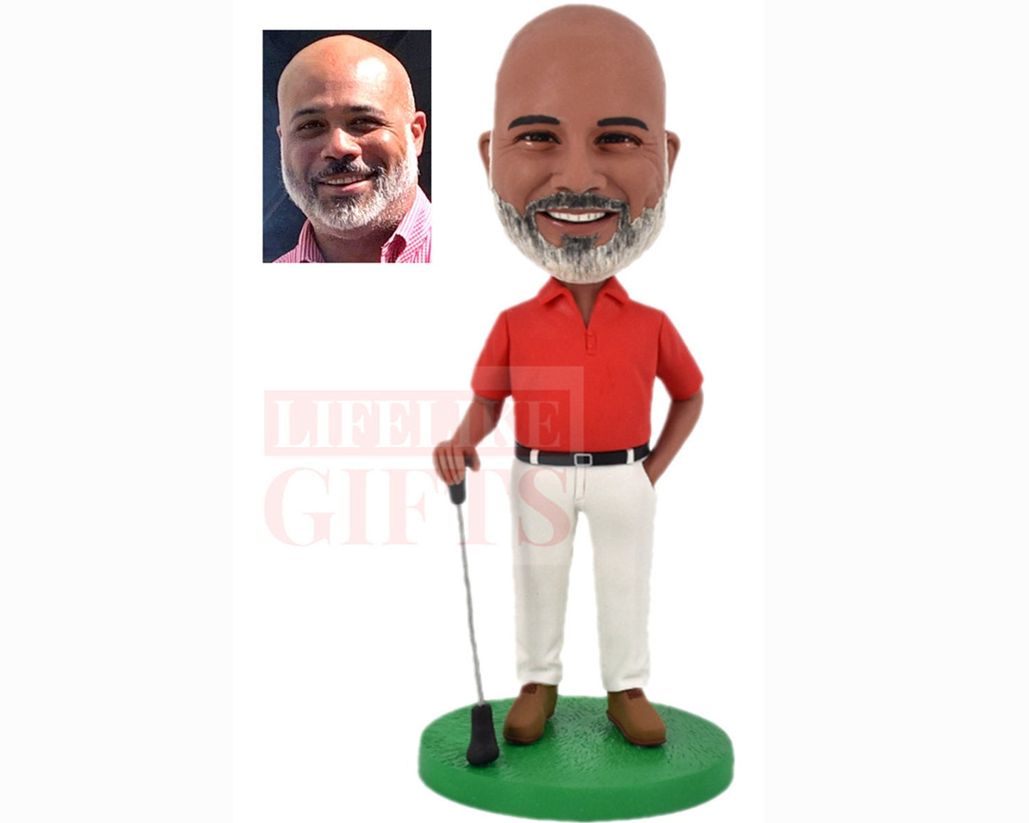 Custom Golfer Bobblehead  Personalized Bobblehead Gift for Him