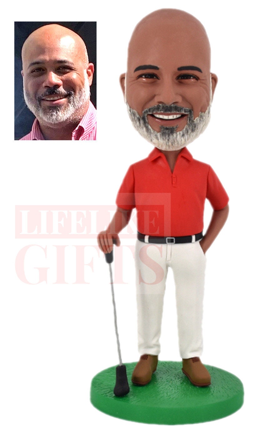 Custom Golfer Bobblehead  Personalized Bobblehead Gift for Him