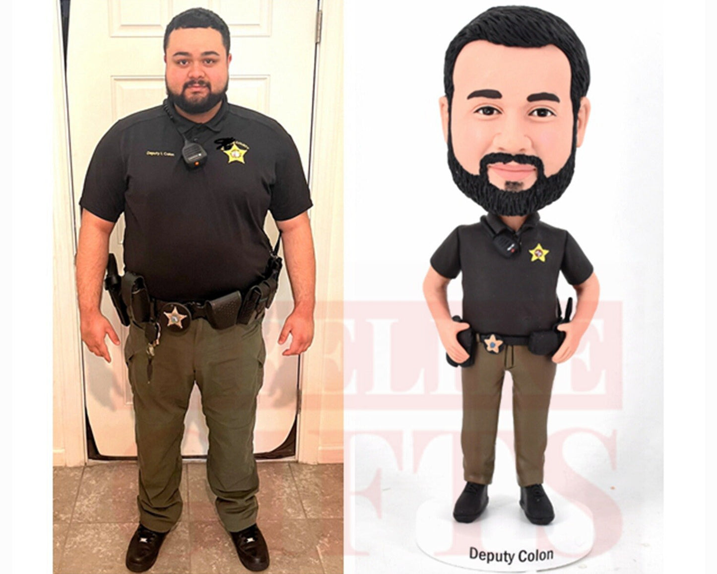 Custom Police Officer Bobblehead: Personalized Retirement Gift