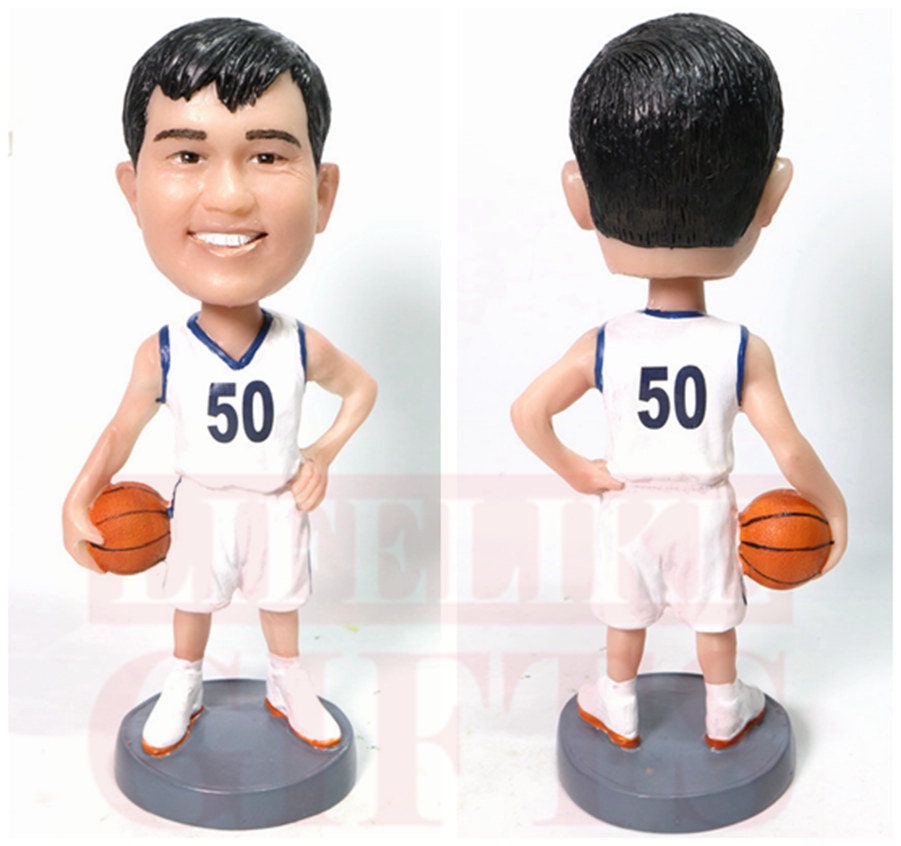 Custom Basketball Bobblehead, fully handmade gifts for team