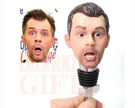 Custom Face Wine Stopper: Fully handmade Bottle Stoppers
