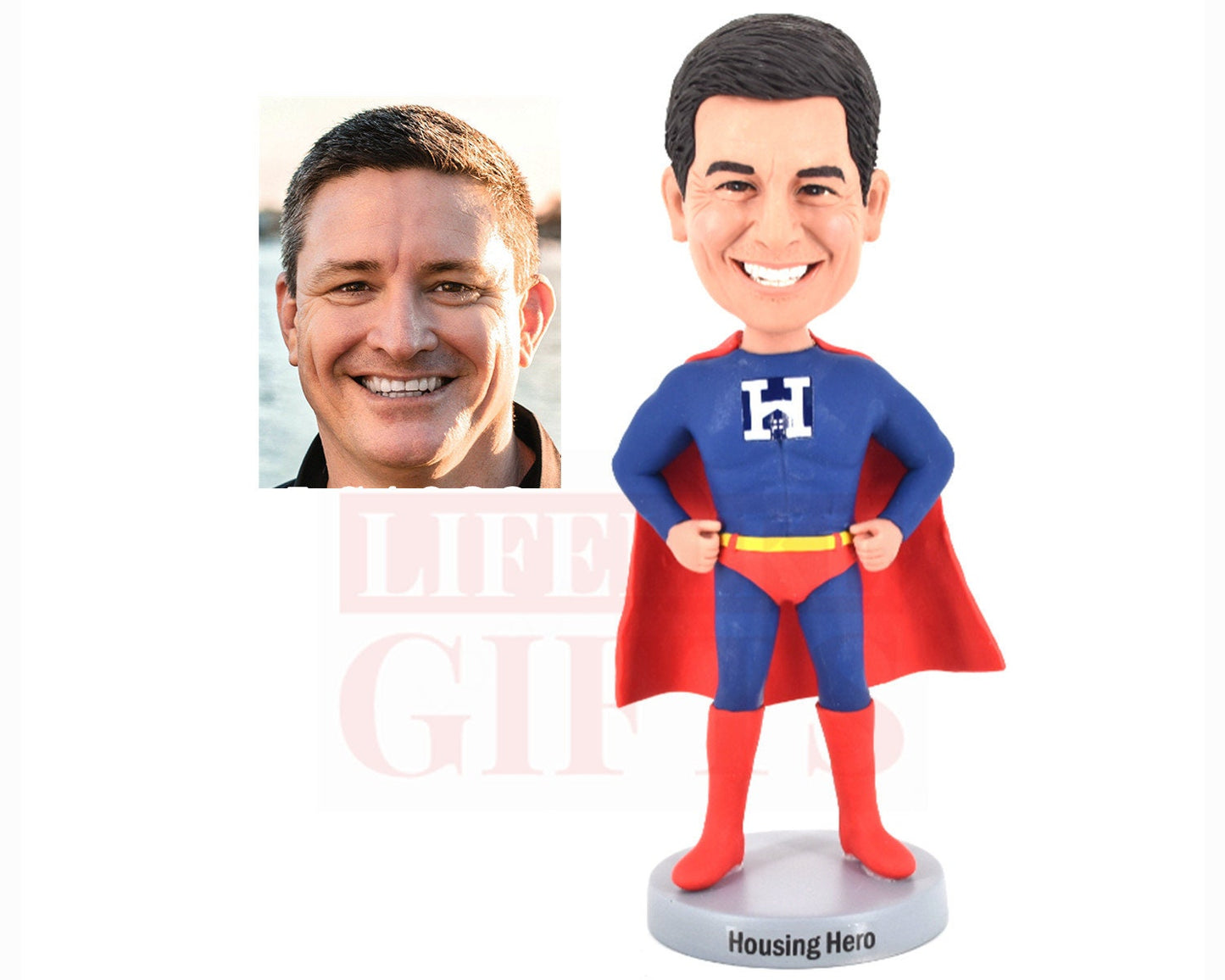 Father's day gifts custom bobbleheads superfather personalized bobbleheads superdad best dad best father bobbleheads retirement gifts