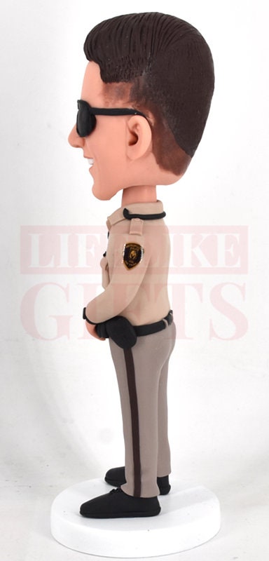 Custom Bobbleheads Sherrif  Personalized Police Officer Bobblehead Custom police/Prosecutor Bobbleheads gifts for husband