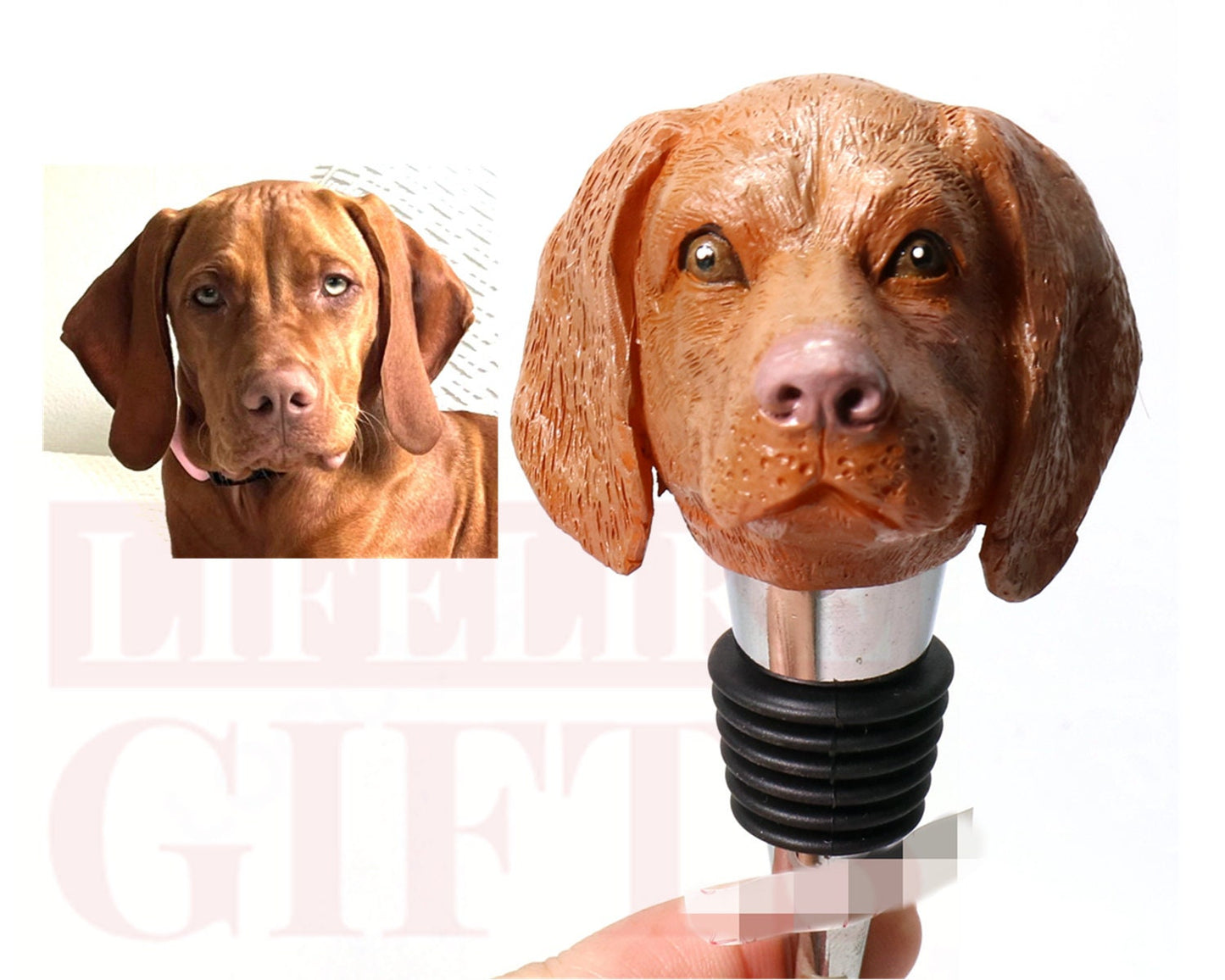 Custom wine stopper gift for dog handmade dog bottle stopper unique handmade gift for pets Birthday gifts for dogs Custom presents for pets