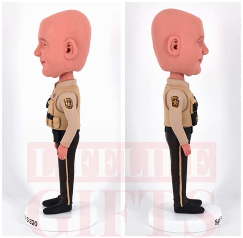 Custom Bobbleheads Policeman, Personalized Police Officer Bobblehead, handmade Sheriff/Prosecutor Bobbleheads, gifts for husband/father/boss