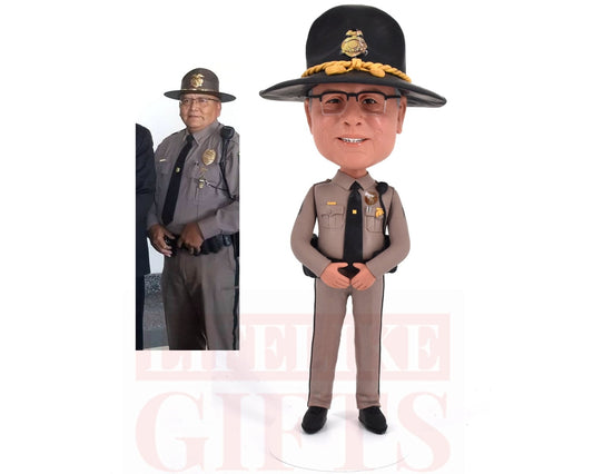 Custom Bobbleheads Police officer, personalized gifts for police, retirement gifts for policeman/sherrif, birthday gift for husband