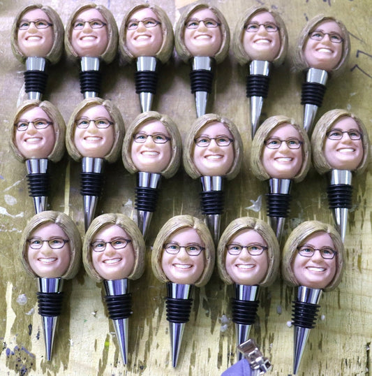 Custom Wine stopper manufacturer / Custom wine stopper maker / wholesale wine stoppers/ bulk copy bottle stopper with my face