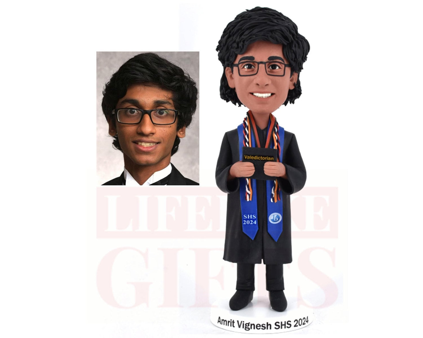 Graduation gifts Custom bobbleheads, personalized gifts for graduates, handmade bobbleheads for best friend, custom bobblehead for graduates
