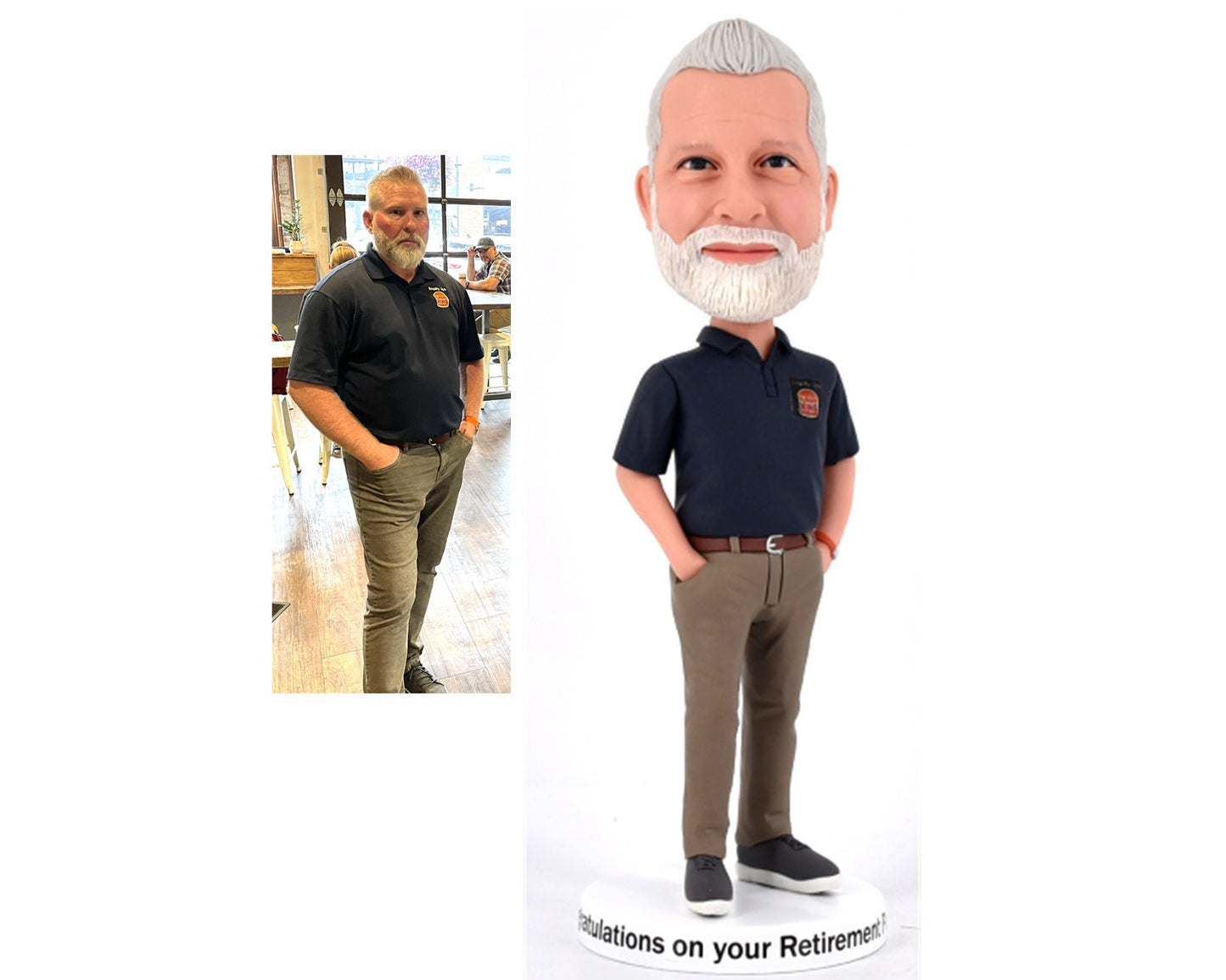 Custom Bobbleheads, Custom Grandfather Bobblehead, Custom Bobblehead For Boss, Make Your Own Bobble Head, Custom Father Action Figure