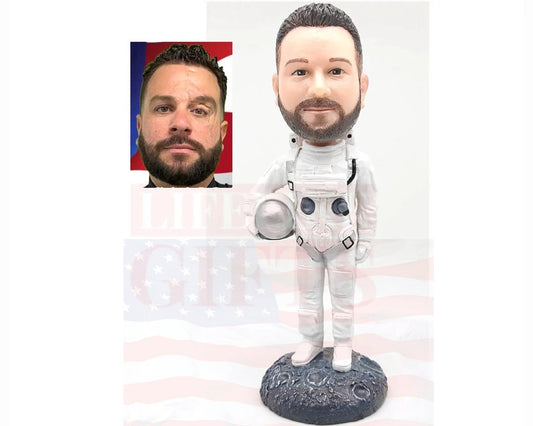 Astronauts Custom Bobbleheads, Birthday Gifts for kidds, Personalized gifts for Boss day, Cool gifts for boyfriend, Anniversary gift for him