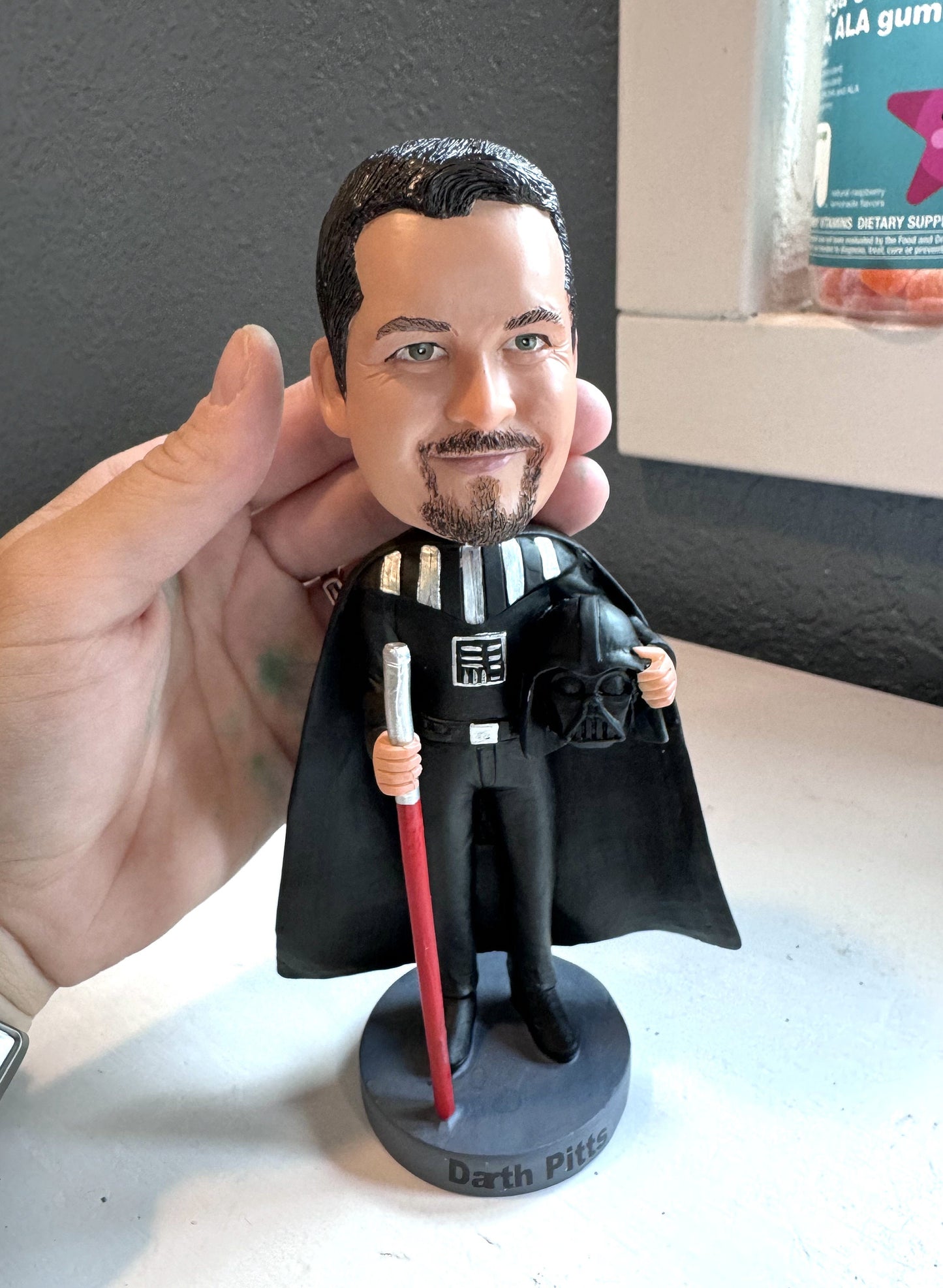 Personalized bobbleheads Darth lord, Custom Bobbleheads for boss, coolest gift idea for friends, birthday gift for husband/boss