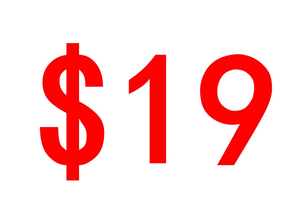 19 dollar for all purpose