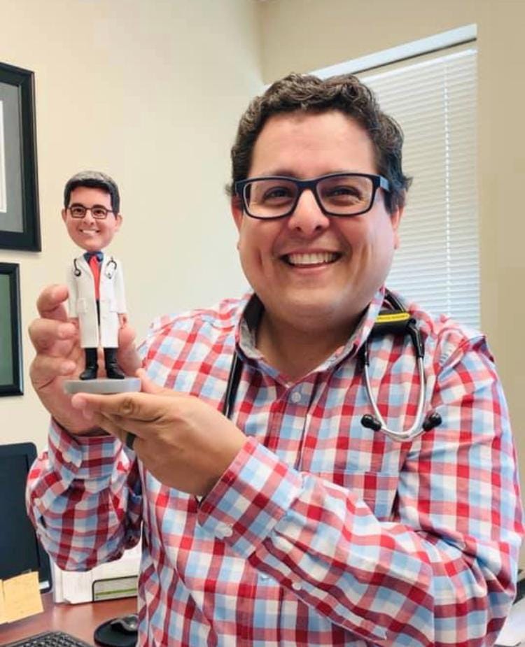 Gift for doctors Custom bobblehead, personalized gifts for nurse, handmade birthday gifts for doctor in scrubs retirement/anniversary gifts