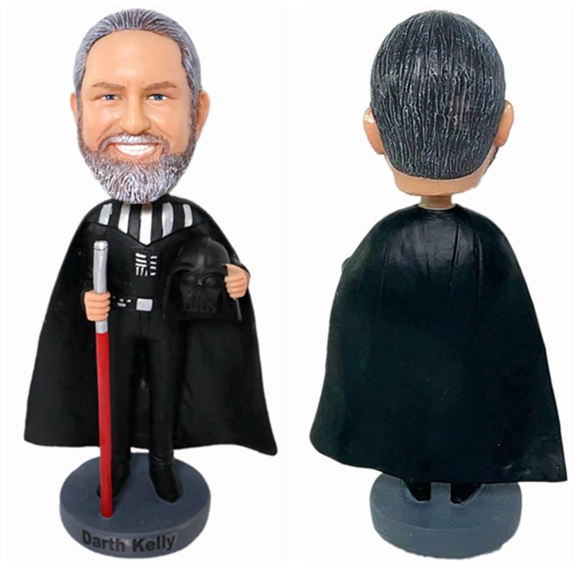 Personalized bobbleheads Darth lord, Custom Bobbleheads for boss, coolest gift idea for friends, birthday gift for husband/boss