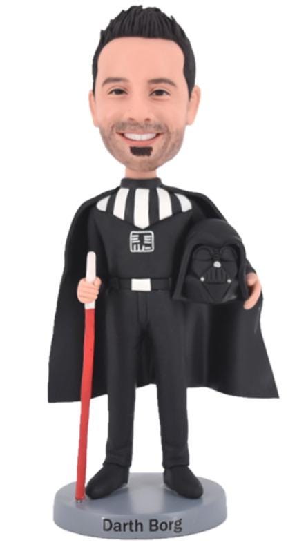 Darth lord Custom Bobbleheads, Personalized cartoon bobblehead, handmade bobblehead for him, fun gift idea for kidds/friend/boss