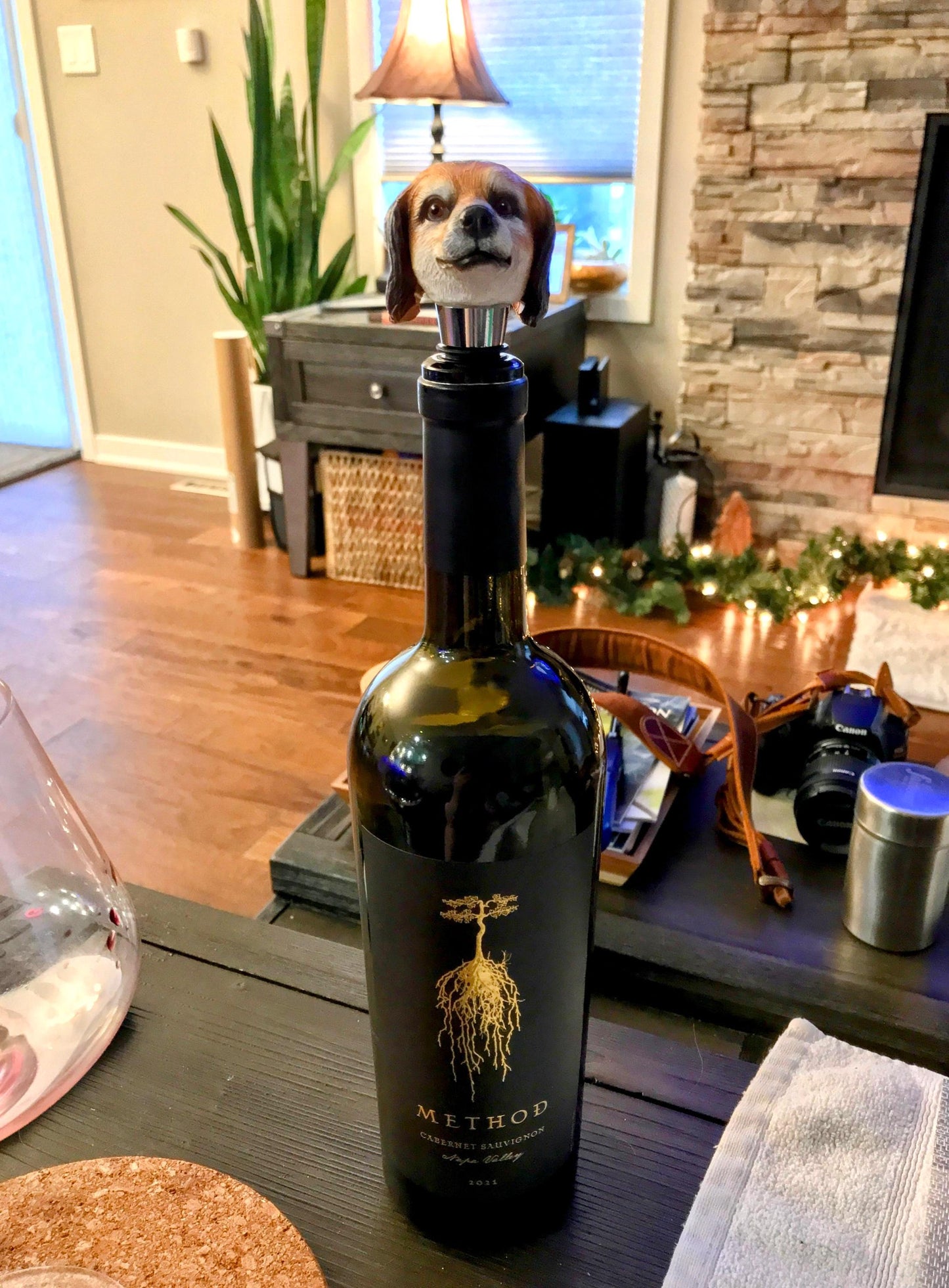 Custom Dog Wine Stopper, Personalized Pet Figurine, Handmade bottle stopper