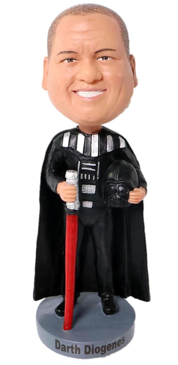 Personalized bobbleheads Darth lord, Custom Bobbleheads for boss, coolest gift idea for friends, birthday gift for husband/boss