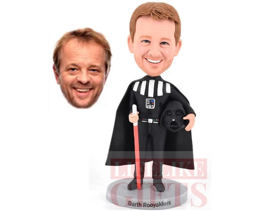 Darth lord Custom Bobbleheads, Personalized cartoon bobblehead, handmade bobblehead for him, fun gift idea for kidds/friend/boss
