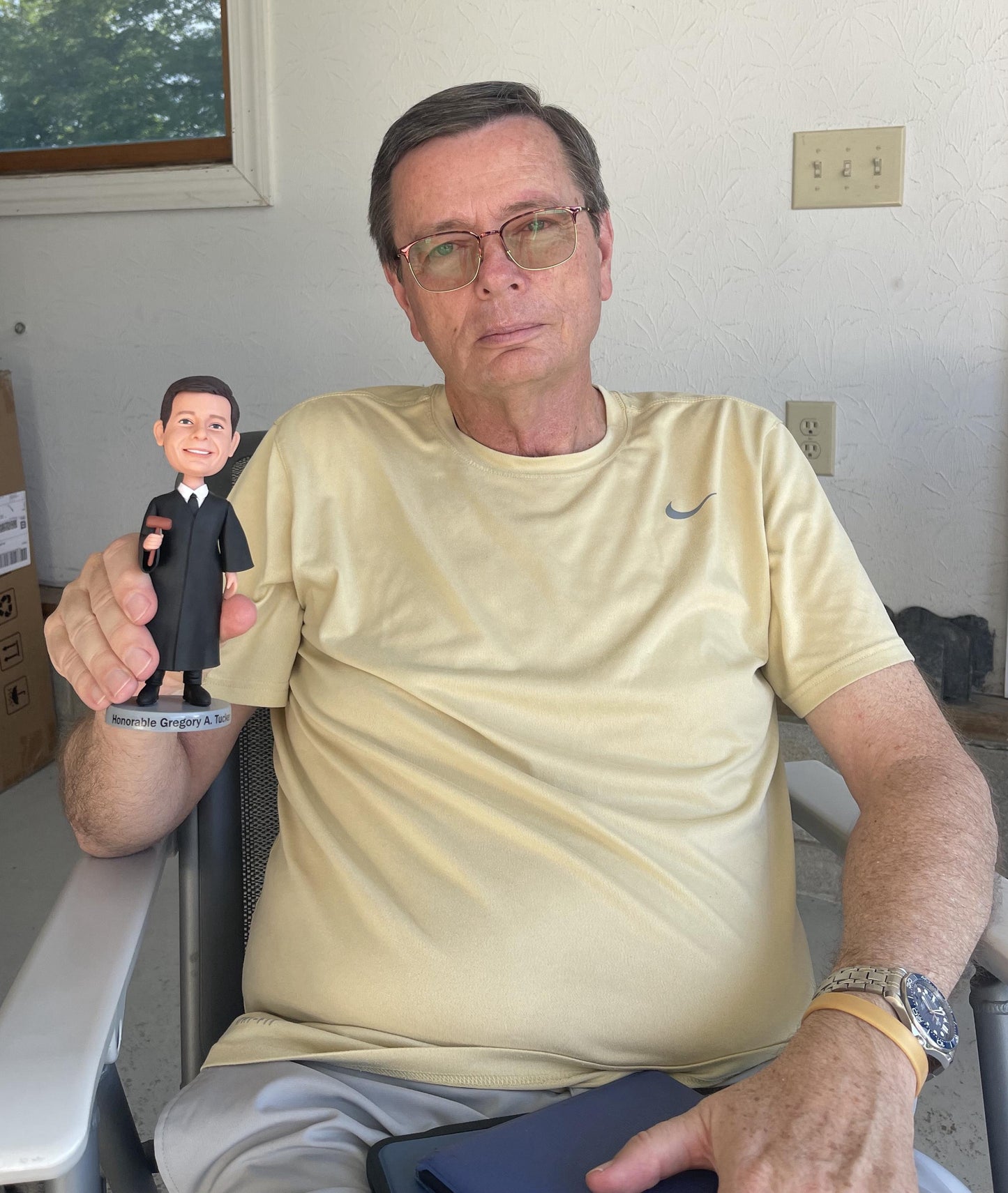 Custom Bobbleheads Judge holding gavel, retirement gifts for justice lord, personalized figurine gifts for husband birthday gifts for father