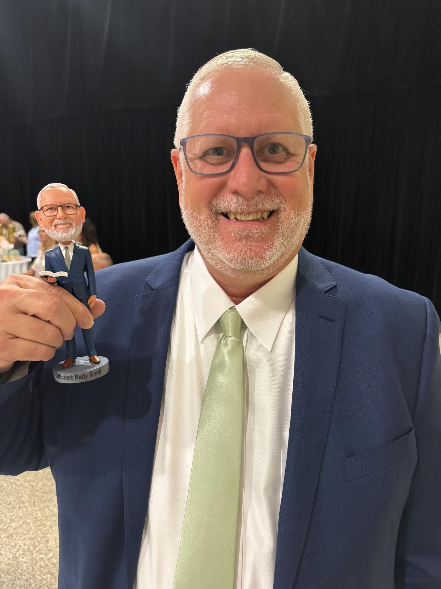 Wedding officiant gift Custom bobblehead,  gift for pastor, wedding officiant proposal, fun wedding gift idea for officiant