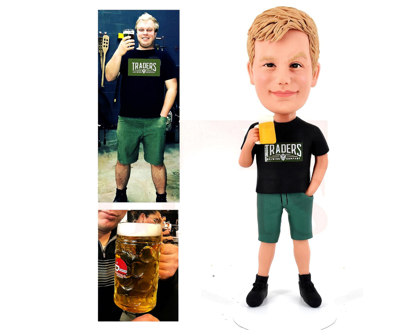 Christmas gift custom bobblehead, handmade bobbeheads, personalized figurine, bobblehead dolls from pictures