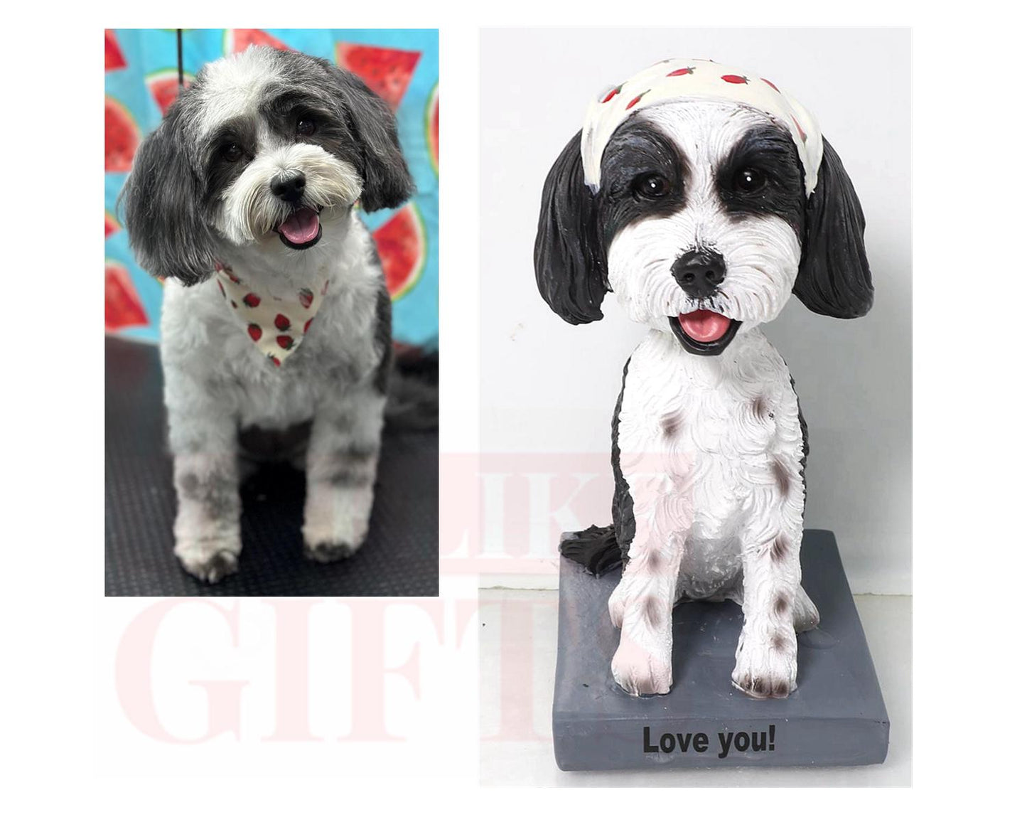 Gift for dog lover, Dog bobblehead doll, custom pet bobbleheads, handmade gift for dog's birthday,  personalized pet gifts