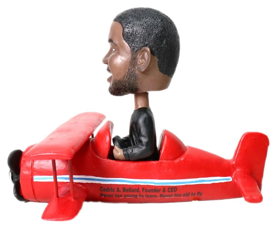 Custom Pilot Bobblehead | Double Wing Plane Figurine | Personalized Aviation Gift | Perfect for Birthday or Retirement Gift for Pilots