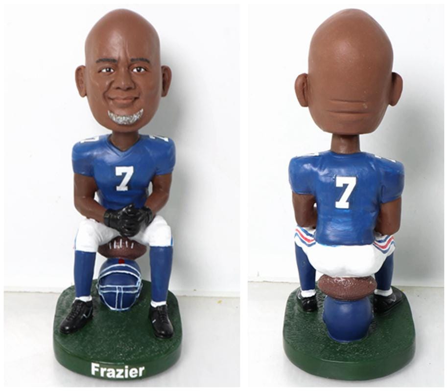 American football custom Bobblehead, Sports Figurine, custom Football Player Bobblehead, personalized birthdays gift for football fans,