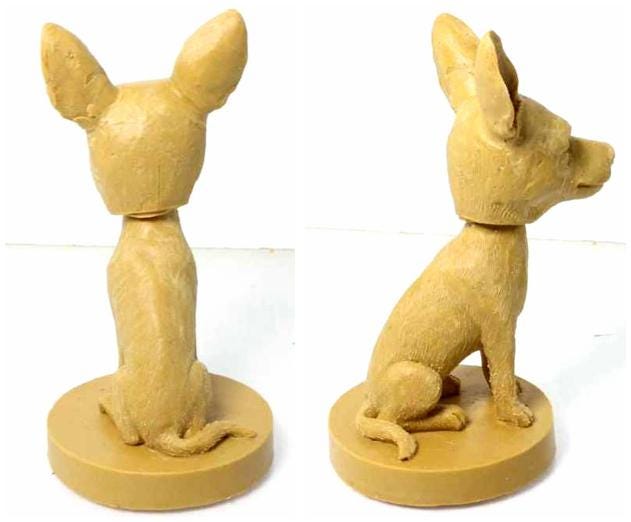 Lifelike nodding dog, Personalized Dog Figurine, Ideal Gift for Pet Lovers, custom dashboard bobblehead