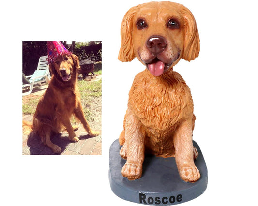 Custom Dog Bobblehead: Personalized Pet Memorial Gift