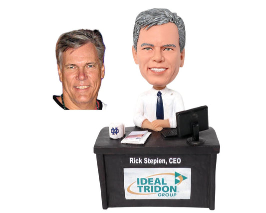 Custom CEO Bobblehead: Personalized Retirement Gift for Boss