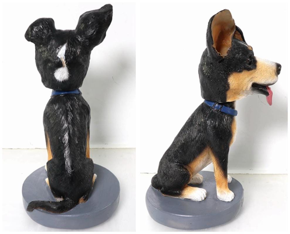 Custom nodding dog, handamade dog bobblehead, Dashboard nodding dog, Perfect Gift for Dog Owners, Birthday or Pet Loss