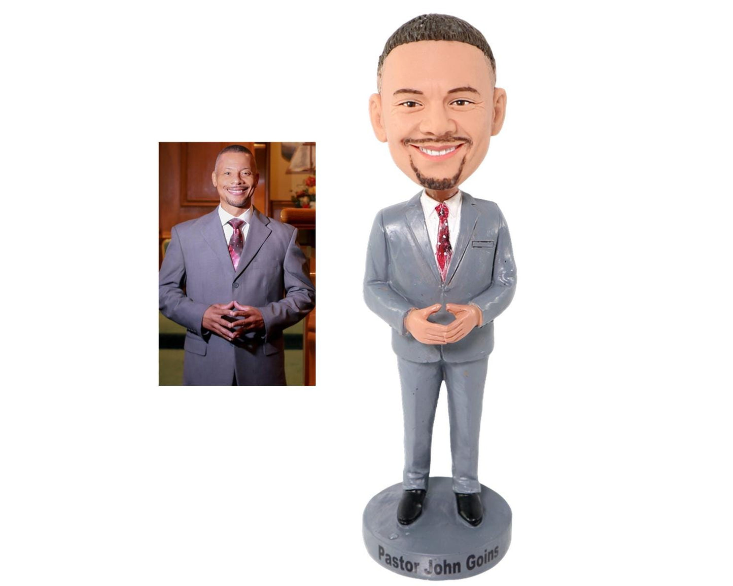 Custom Boss Bobblehead: Personalized Office Desk Gift, fully Handmade dolls from picture