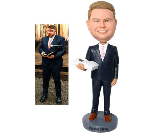 CEO Custom bobbleheads, retirement gift for boss, company party gifts, client manager gift, birthday gift for boss, personalized bobblehead