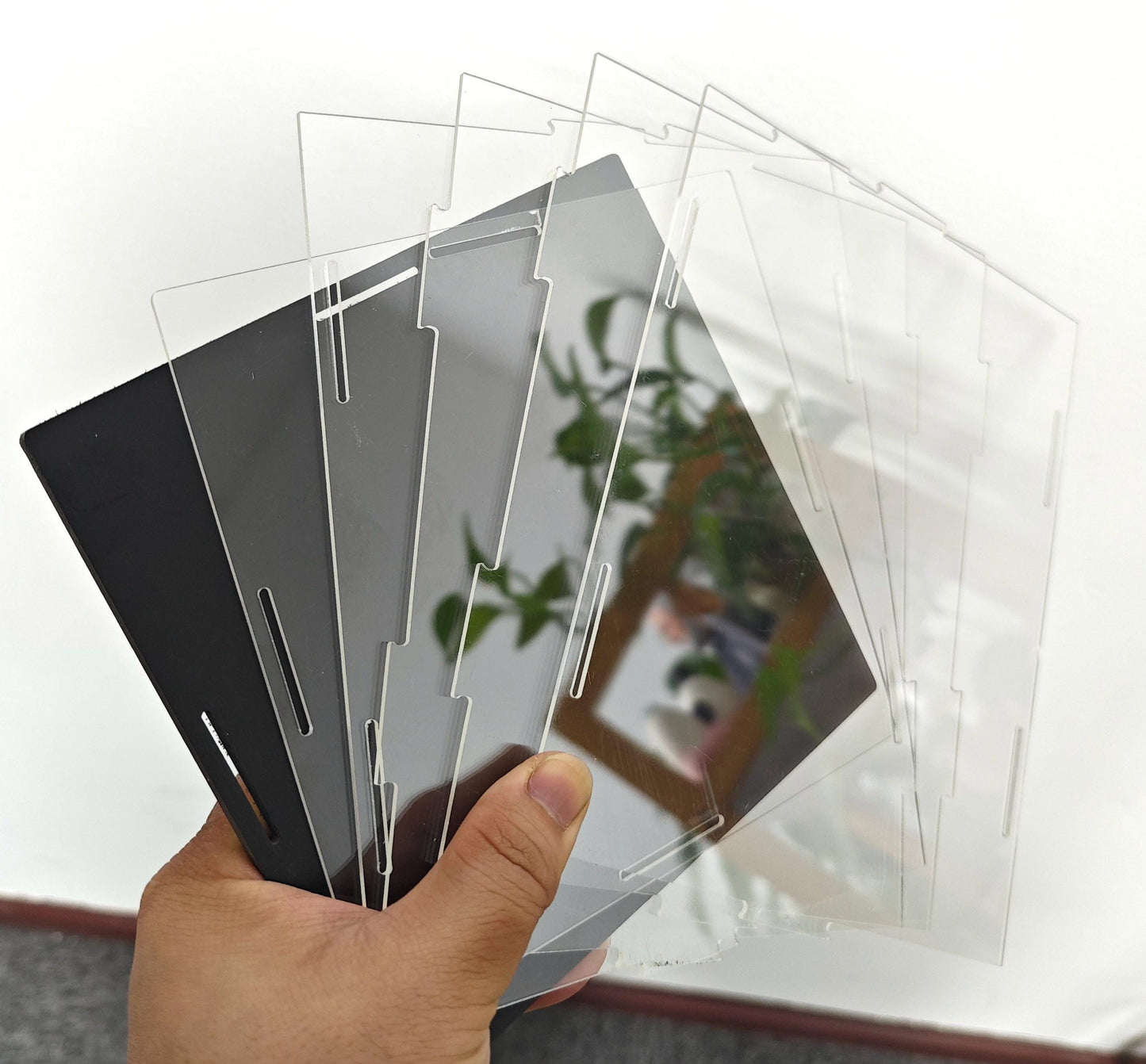Clear Acrylic Display Box for obbleheads (DIY Assemble)