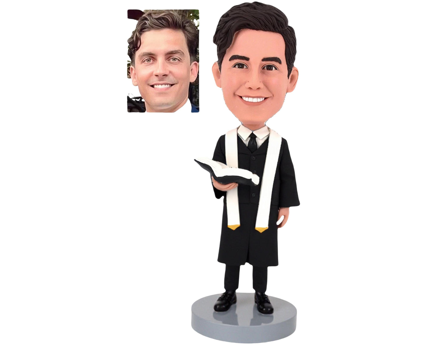 Custom Wedding Officiant Bobblehead, Personalized Thank You Gift