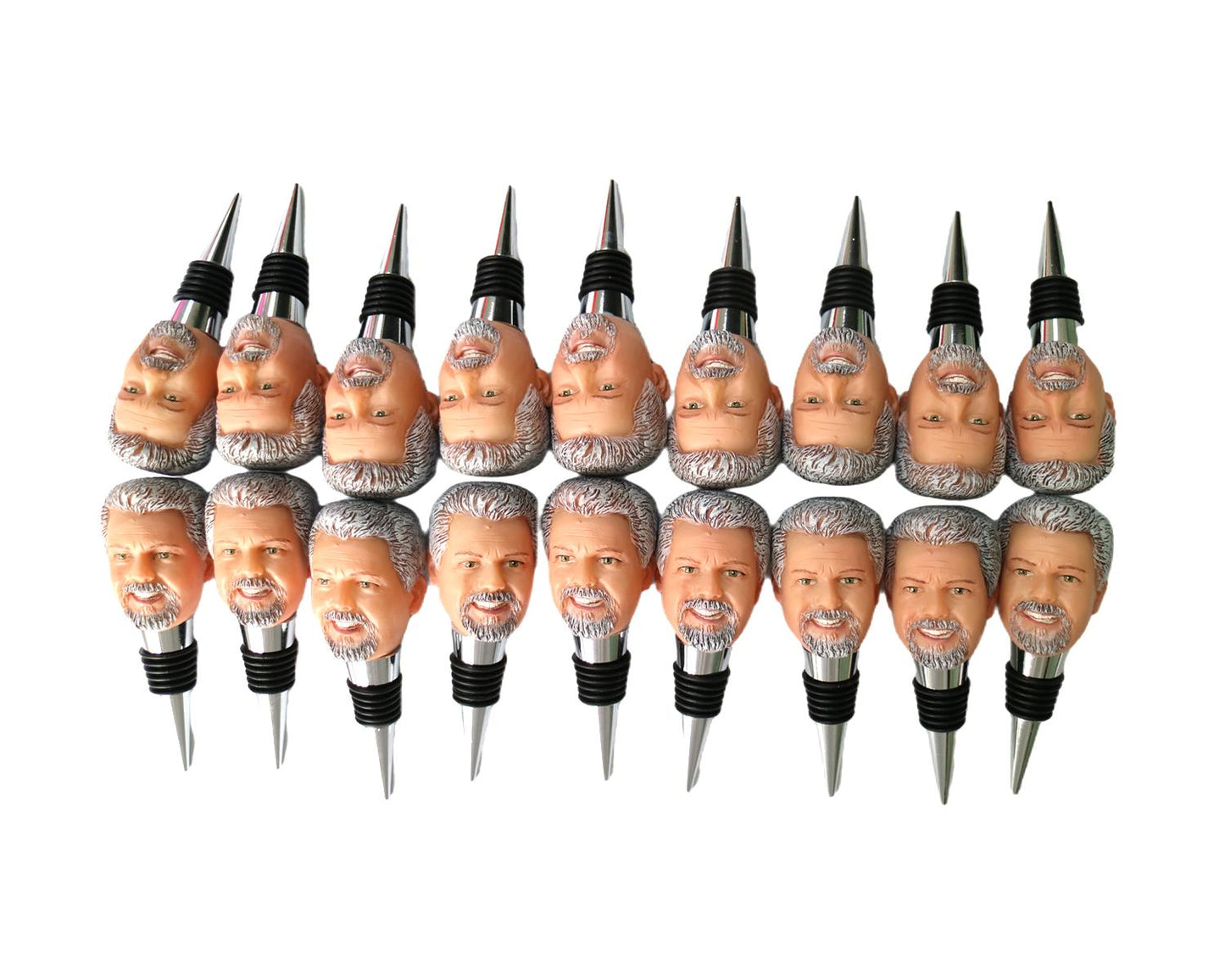 Custom Sculpted Wine Stoppers: Personalized Gifts for family