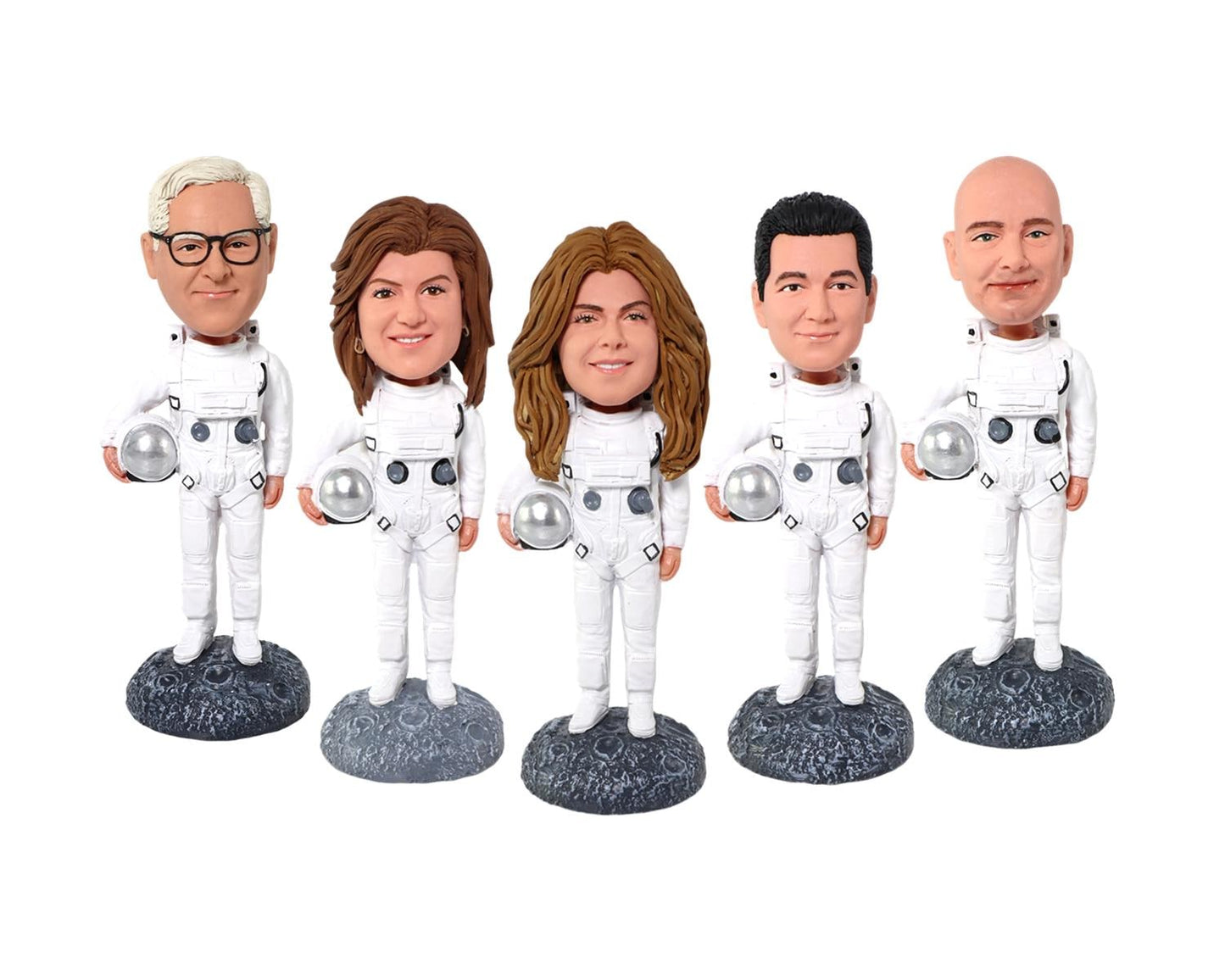 Custom Astronaut Bobbleheads, Personalized Spaceman Figurines, Team Gift