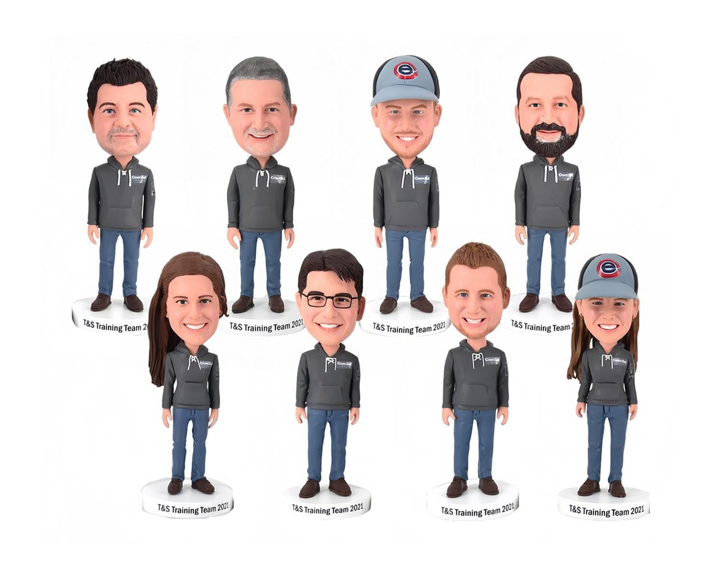 Personalized office Bobbleheads, Custom boss bobblehead, Company Team Gifts